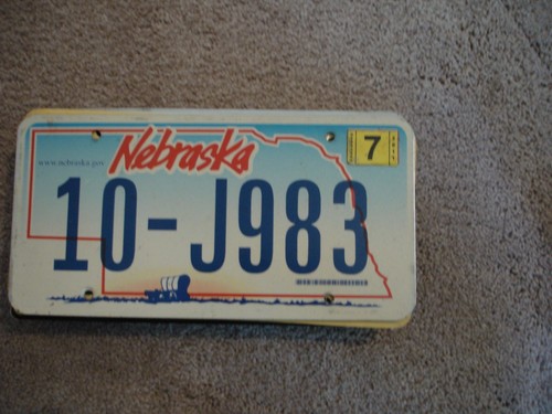 NEBRASKA WAGON # LICENSE PLATE BUY ALL STATES HERE FREE SHIPPING