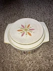 Vintage Red Wing Stoneware PEPE pattern casserole dish