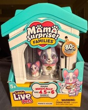 NEW Little Live Pets Mama Surprise Families Mama's House Playset Doghouse