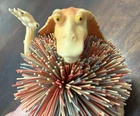 vintage 1999 Hasbro Star Wars: Episode 1 Jar Jar Binks Koosh ball figure