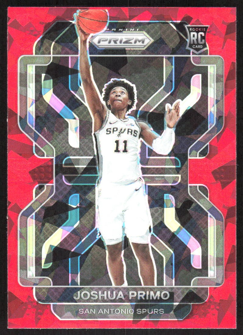 270I 2021-22 Panini Prizm #298 Joshua Primo Red Ice