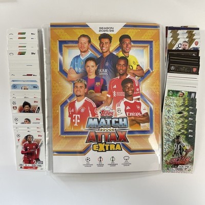 Topps Match Attax Extra Champions League 2025/26 167 Karten + Leeralbum