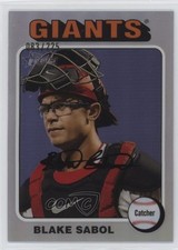 2024 Topps Heritage High Number Chrome Silver Border /225 Blake Sabol #366 0t0b