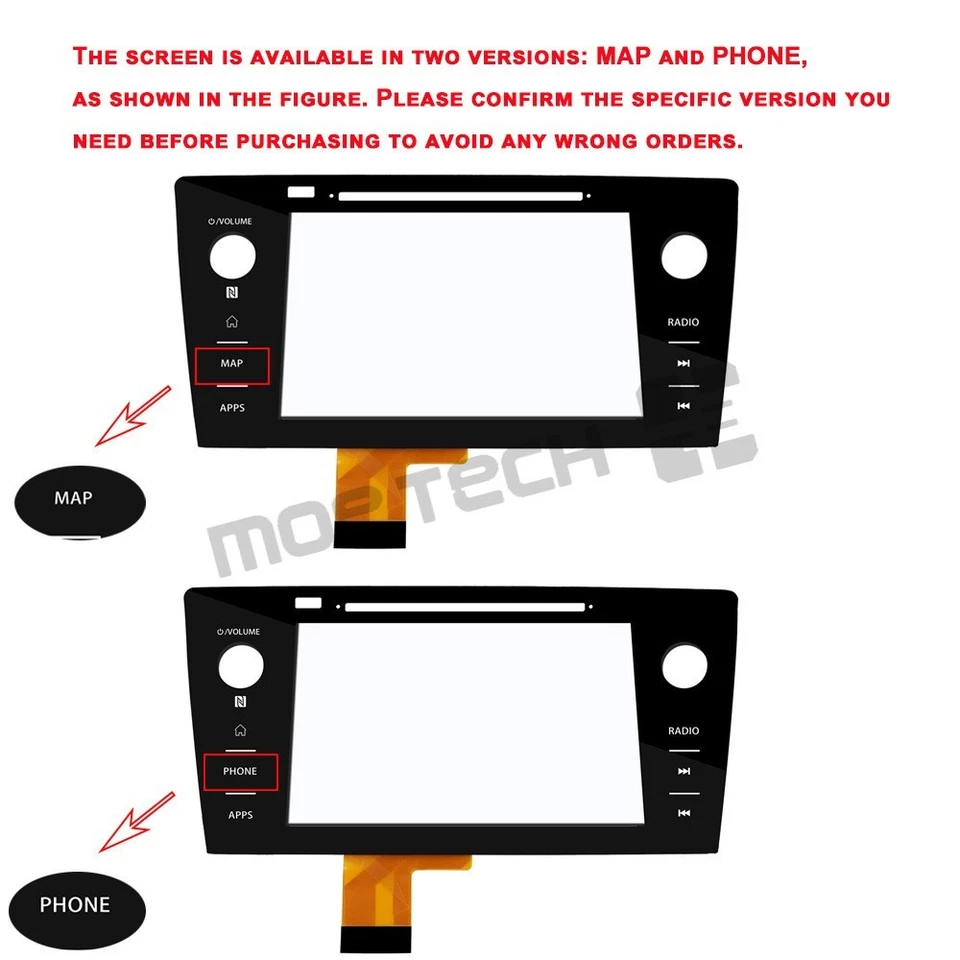 Radio digitalizador de pantalla táctil para Subaru Legacy & Outback 2018 2019 (teléfono) estilo Foto 2 de 4
