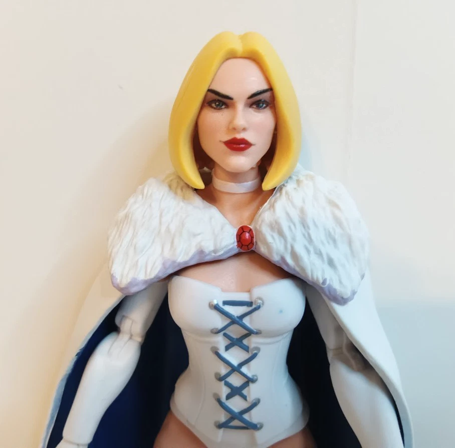 EMMA FROST X-Men '97 Marvel Legends Hasbro Retro Blanco Reina Disfraz COMPLETO Foto 2 de 4