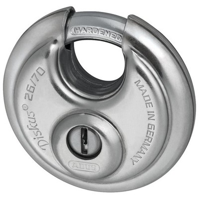 ABUS 26er Solid Lock Body Diskus Diskus Vorhängeschloss - 71mm KD 26/70 Boxed