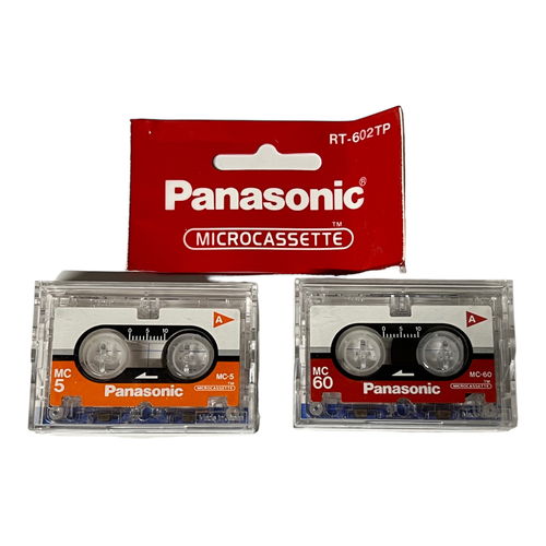 Panasonic Micro Cassette Tape Answer Machine Dictation Recorder RT-602TP Used