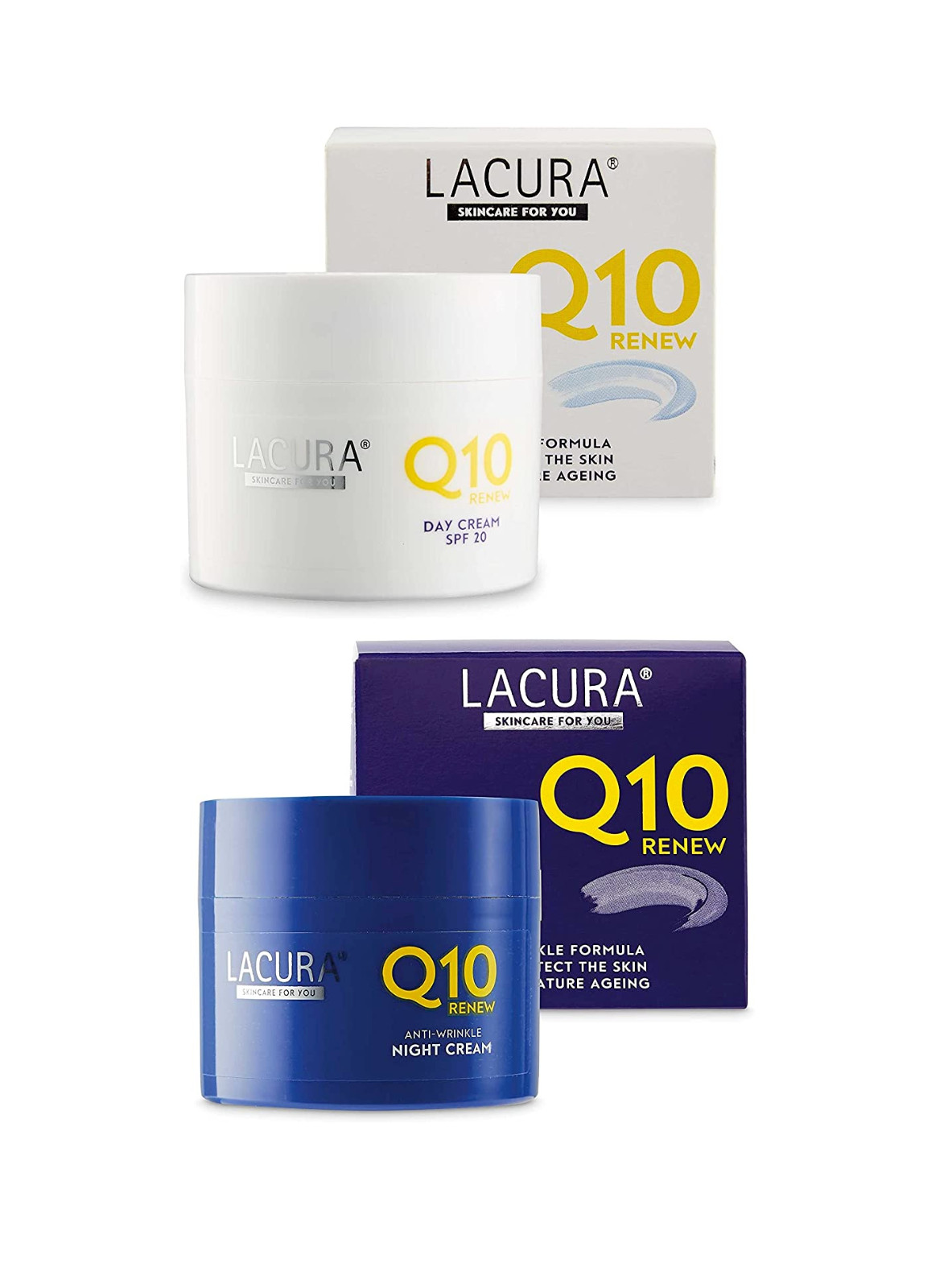 Lacura Anti-Wrinkle Night Cream Q10 Renew Coenzyme With Avocado Oil Anti Ageing - Image 4