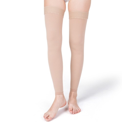 Leg Compression Sleeve Support Stockings Varicose Veins Edema Gradient Pressure - Picture 8 of 14