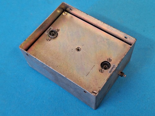 RF Filter in Metal Box ~ Belling-Lee Coaxial Sockets ~ ? Bandpass Filter ?