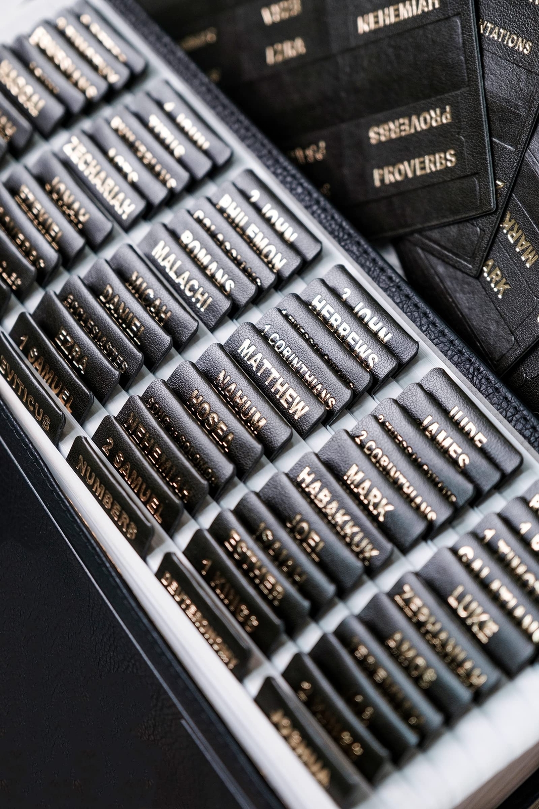 SEO-friendly Bible Tabs - Leather Tabs for Easy Bible Study for Men & Women