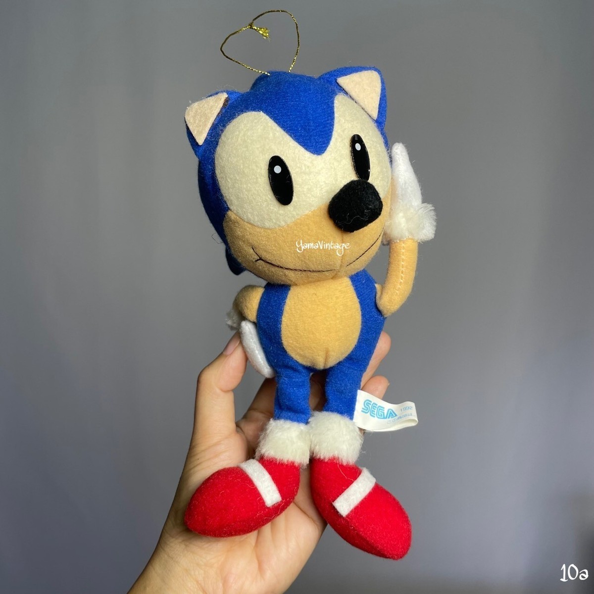 Sonic the Hedgehog Plush Vintage 1992s SEGA 7.5