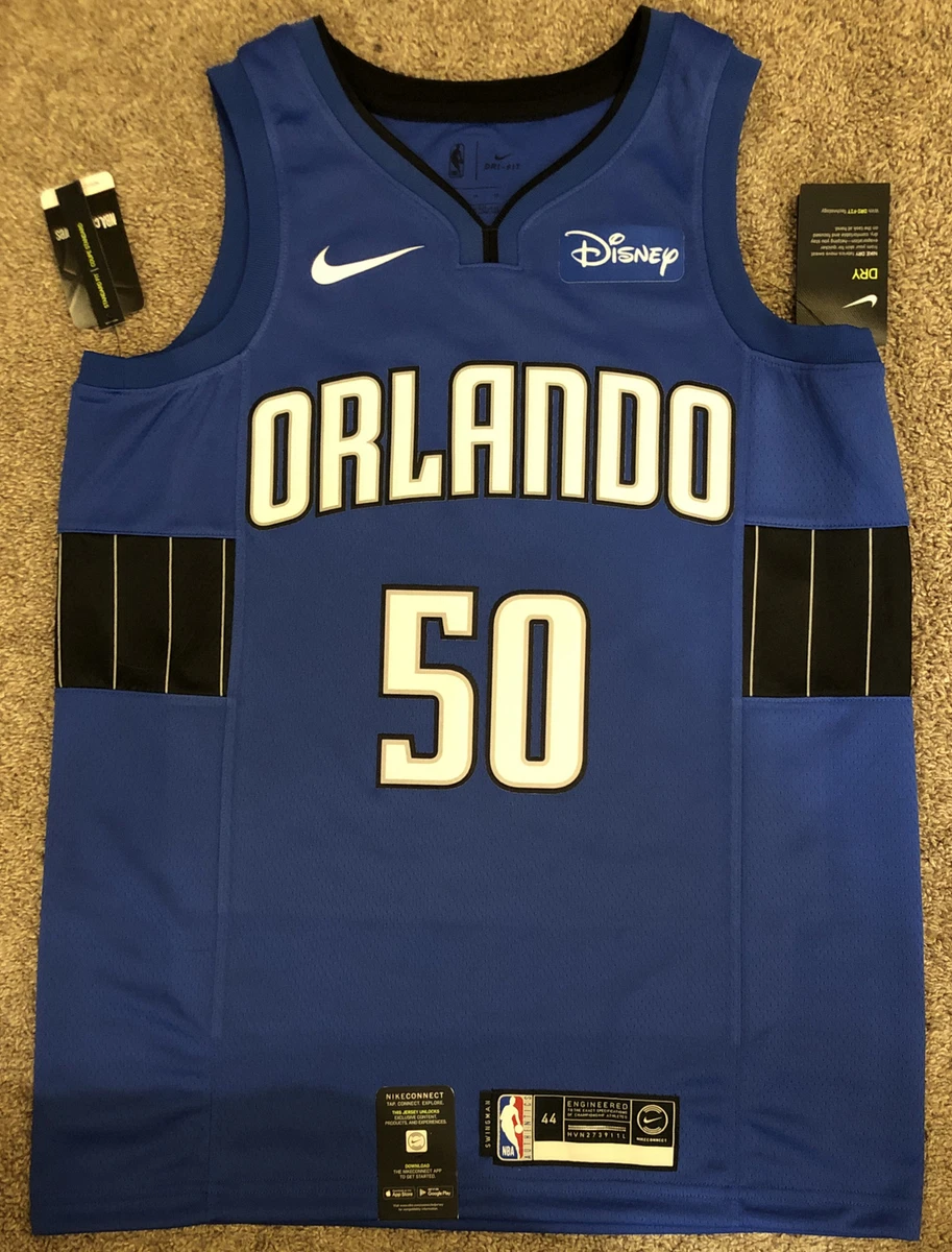 Nike Youth 2021-22 City Edition Orlando Magic Cole Anthony #50 Swingman Jersey - Black - S - S (Small)