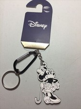 MINNIE MOUSE REISE BAUMELNDER SCHLÜSSELANHÄNGER TASCHENANHÄNGER KLASSISCH NEU AUF KARTE PRIMARK DISNEY