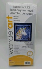 Unicorn Craft Kit  Unicorn Latch Hook Kit - 12in. x 12in. 426135 , New Sealed