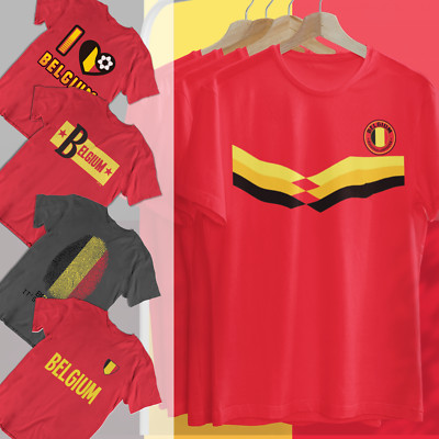 Adults or Kids BELGIUM Football T-Shirts Belgian World Cup 2026 Kit Jersey