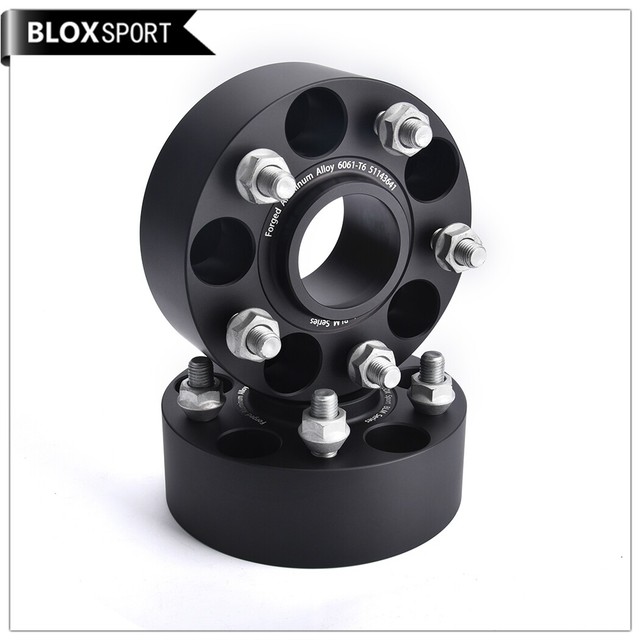 2x50mm 5x114.3 Wheel Spacers black for Honda Civic Accord MDX