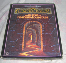 1991 Advanced Dungeons  Dragons Forgotten Realms Ruins of Under Mountain