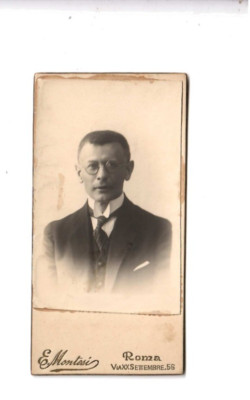 18976 - CDV * Count L. Arbusow 1927 * Rome * Dedication