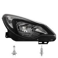 Scheinwerfer Rechts H7/H1 Schwarz FüR Opel Corsa D Inklusive Lampen Bj.Ab: 11