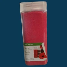 FloraCraft Sand with Glitter 27.8 Ounce Red
