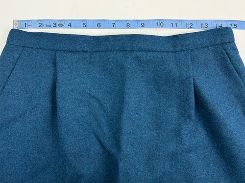 Vintage Pendleton Damen Wolle 2-teilig Blazer Anzug Rock Set türkis zierlich 10/12 - Bild 8 von 17
