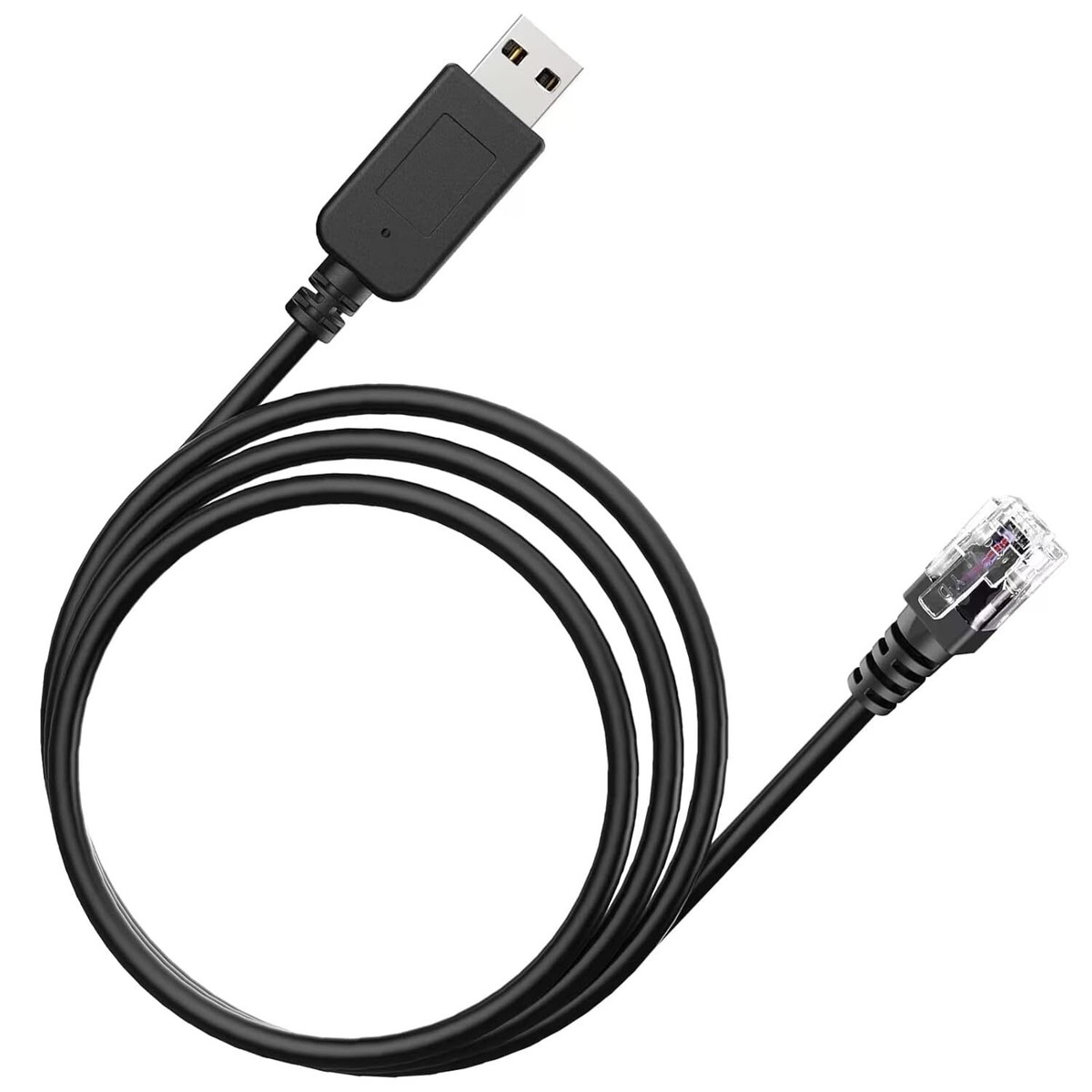 Radar Detector Cord, USB to RJ11 Cable,RJ11 Plug Power Cable,for