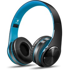 Wireless Headsets With Mic Bluetooth Headphones Over Ear Hi-Fi Stereo Earphones