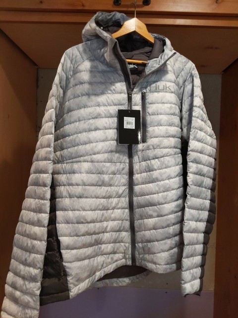 huk double down jacket