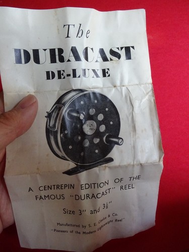 EINE GUT VERPACKTE VINTAGE S E COOKE 3 1/2" DURACAST LEICHTE MITTELSTIFTROLLE - Bild 11 von 11