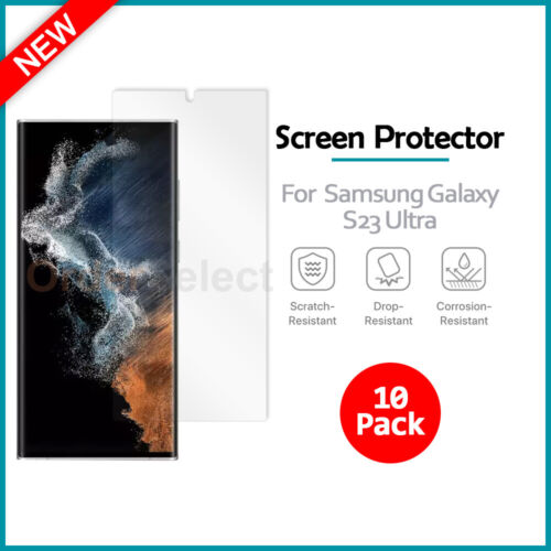 1-100 Lot LCD Clear Hydrogel Film Screen Protector for Samsung Galaxy S23 Ultra - Picture 14 of 19