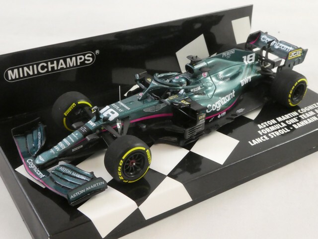 Minichamps Aston Martin AMR21 #18 Lance Stroll Bahrain GP