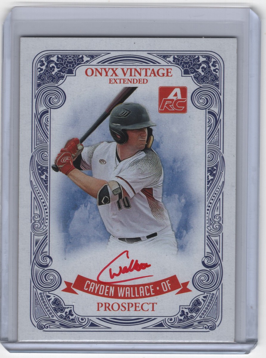2021 Onyx Vintage Extended Cayden Wallace Red Auto /25 | eBay 2021 Onyx Vintage Extended Cayden Wallace Red Auto /25 | eBay