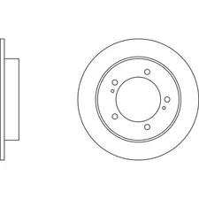 Apec Blue Brake Disc - Front SDK6193 Fits Suzuki Escudo Jimny SJ413 Vitara X90