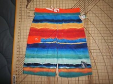 YOUTH SIZE 2XLARGE 18 OP MULTICOLORED SWIM/BOARD SHORTS - NWT