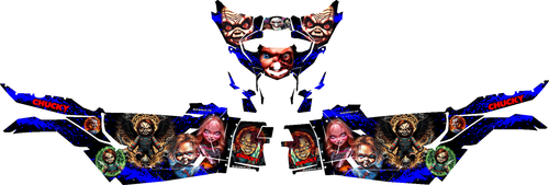 CAN-AM MAVERICK X3 2017-2023 RR SS RS decal graphics CHUCKY - Picture 2 of 3