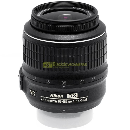 Obiettivo Nikon AF-S Nikkor 18/55mm. f3,5-5,6 G DX VR zoom per reflex digitali. - Bild 2 von 4