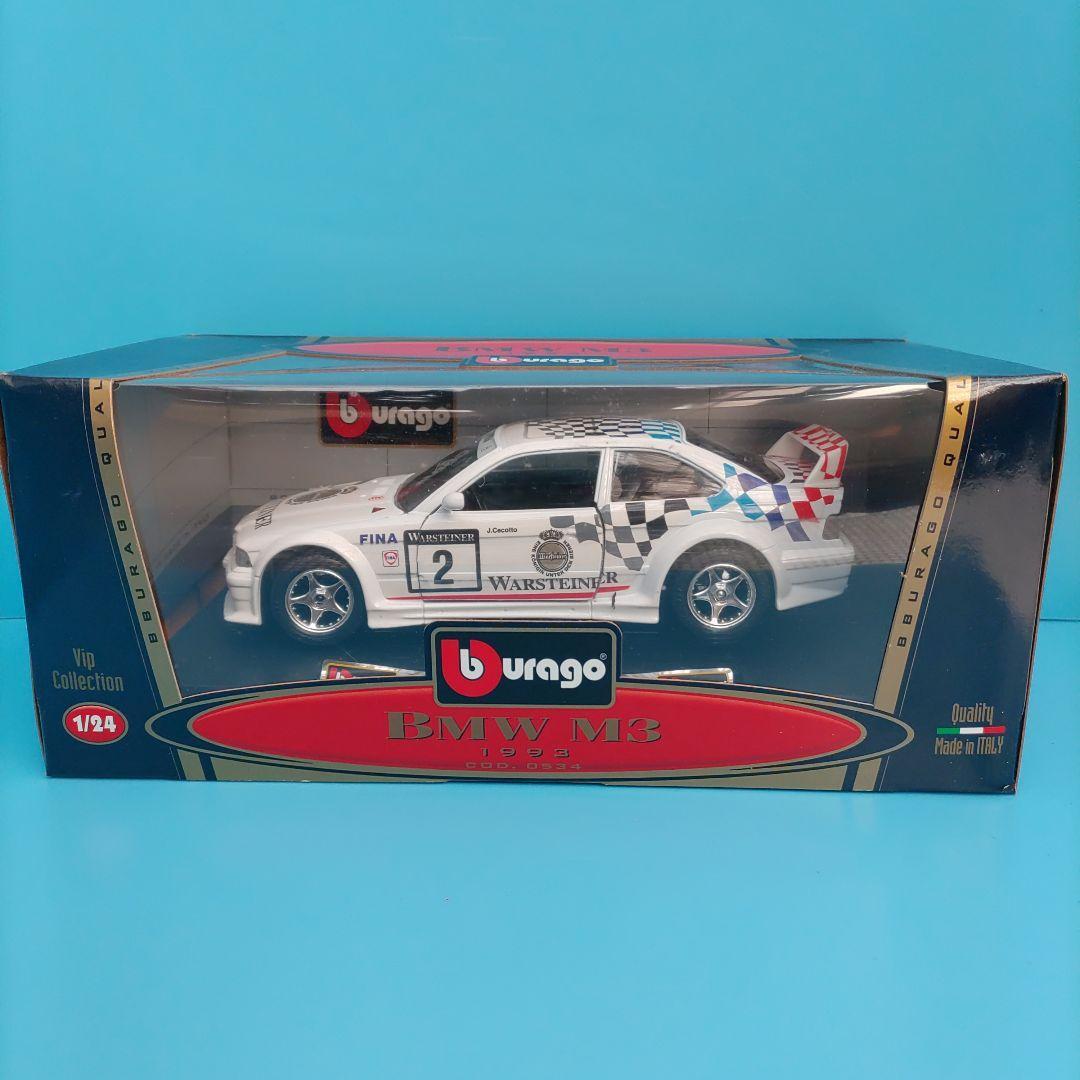Burago ブラーゴ 1/24　BMW M3 Bburago BMW M3 1993 1/24 scale White Bburago Bburago Bburago