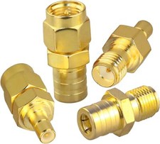 4 Tlg. SMA Set DAB+ Antenne SMA HF Adapter Antenne Adapter Konverter Set Kit DE