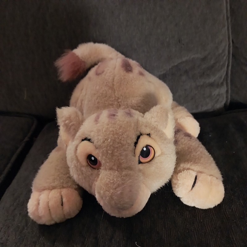 Disney Lion King Pouncing Young Simba Plush 90's Pre-owned No Tags 
