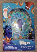 Disney Pixar Finding Dory Sticker Book 4 Sheets
