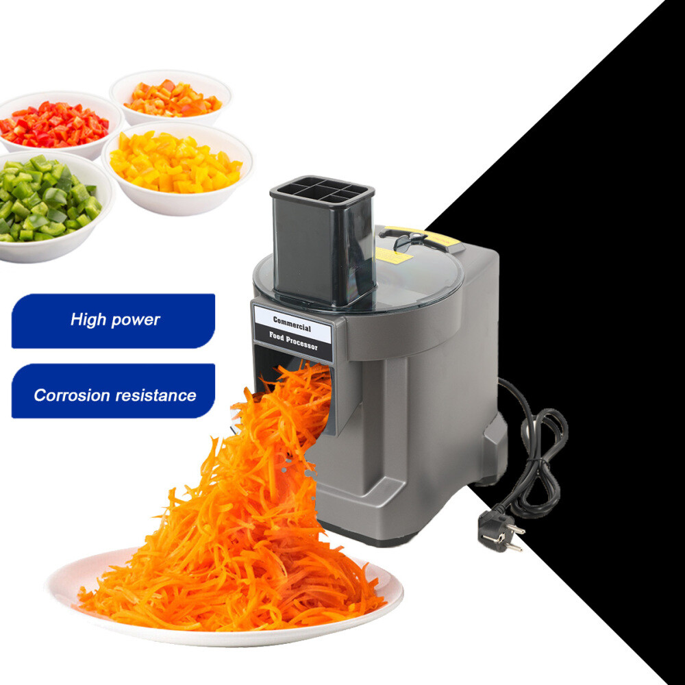 Elektrisch Gemüseschneider Kommerziell Gastronomie Gemüseschneidemaschine 220V