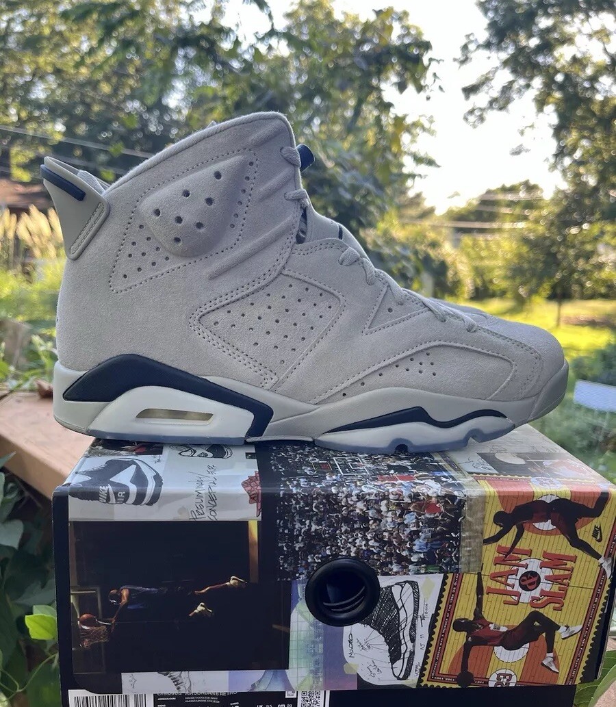 Air Jordan Retro 6 Georgetown DS Size 11 Magnet College Navy