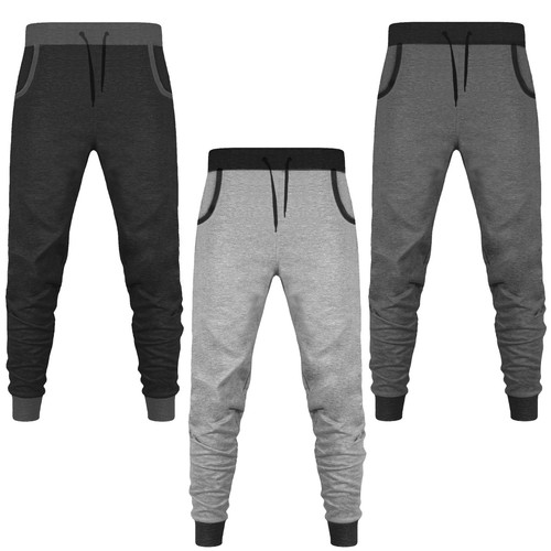 Mens Super Skinny Joggers Slim Fit 