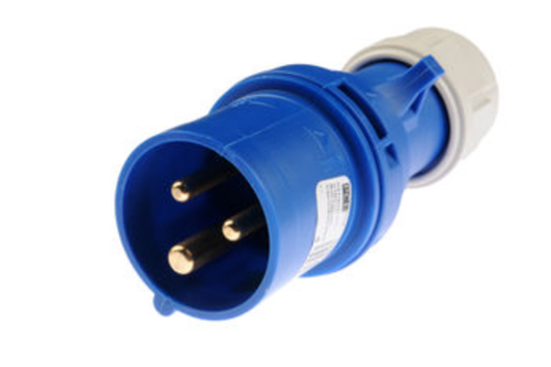 32A Industriestecker Drehstrom 240V IP44 - Robuster Stecker Für Baustelle & Industrie
