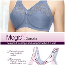 Closeout Heaven USA Glamorise Store CLICK HERE NOW All New Sealed Blue Bra