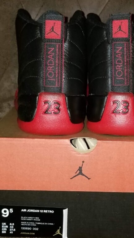 Air Jordan 12 Retro Flu Game 2016 Mens Black Red Shoes Air Jordan 12 Retro Flu Game 2016 Mens Black Red Shoes