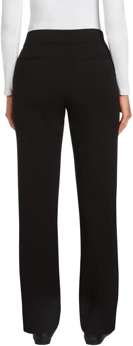 Matty M Women's Pull On Straight Leg Office Pants Black S | eBay Matty M Women's Pull On Straight Leg Office Pants Black S | eBay