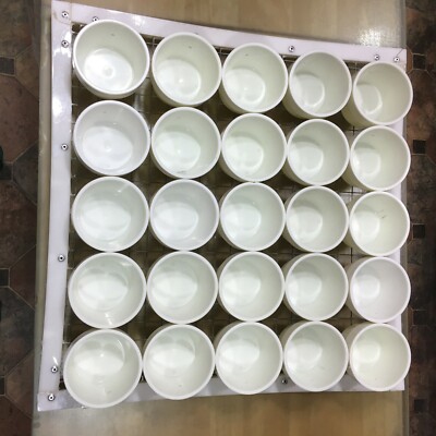 Bowl holder for 25, 16 or 9 Lixit Bowls crock dish cup pet dog cat parrot feeder