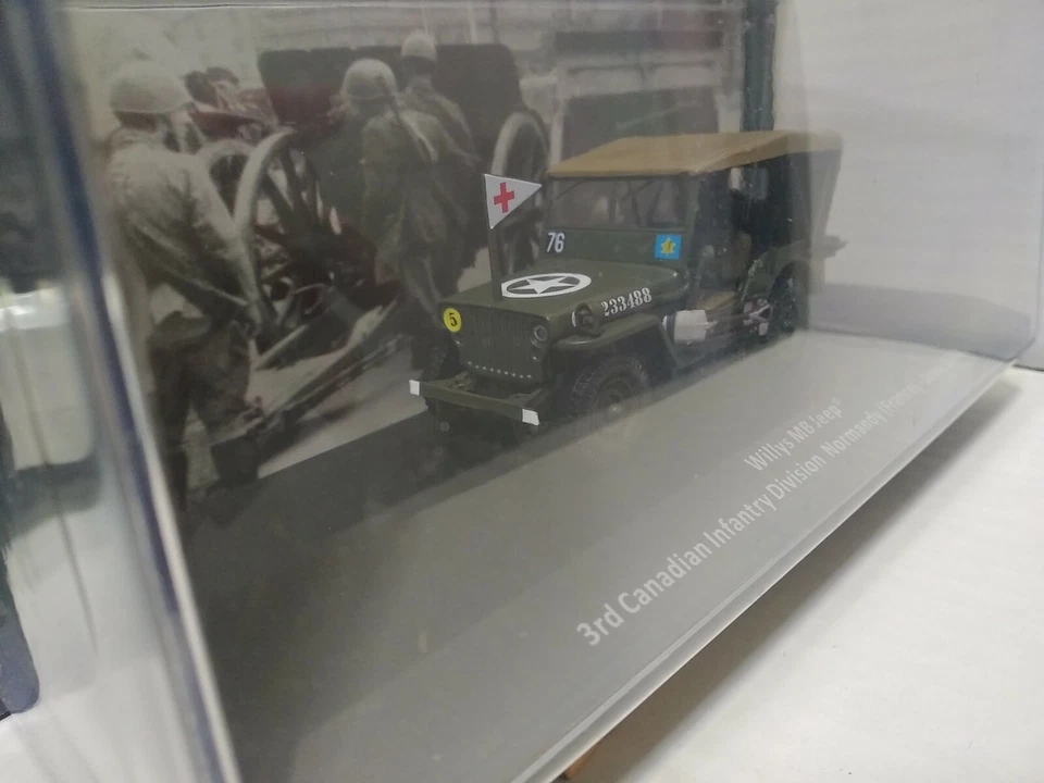 Willys MB Jeep Colección Segunda Guerra Mundial Altaya 1:43 - Imagen 3 de 4